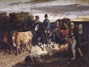 Gustave Courbet The Peasants of Flagey Returning from the Fair France oil painting artist